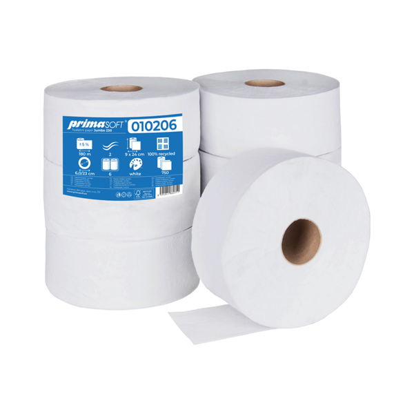 PrimaSoft 230 Jumbo Toilet Paper