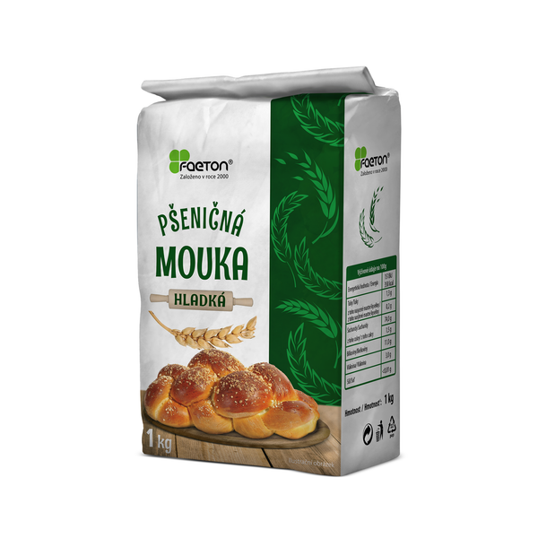 Pšeničná mouka hladká Faeton®, 1kg